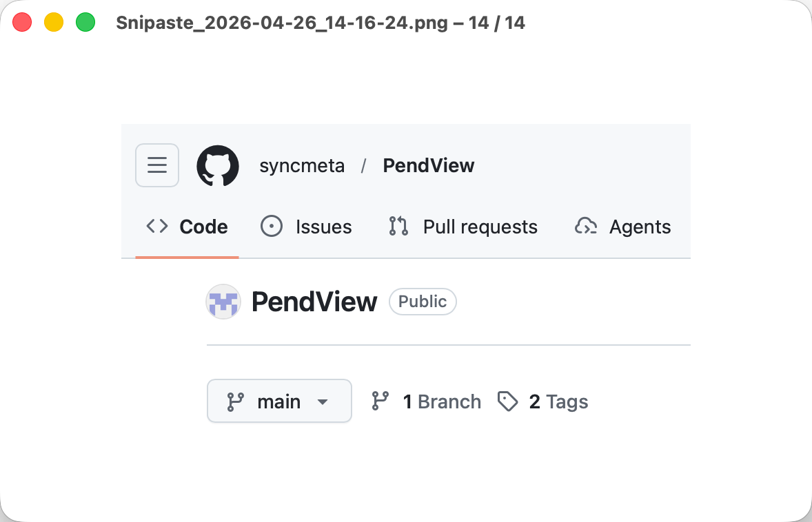 PendView 截图